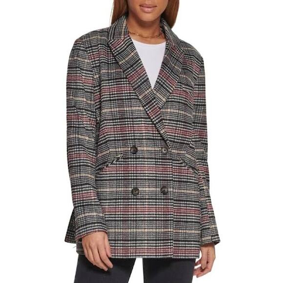 NWT- Levi's Women's Wool Blend Double Breasted Blazer Size:Small - Picture 1 of 3